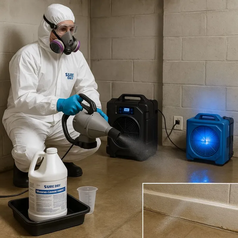 Sanitization and Odor Removal process in Mahwah, NJ